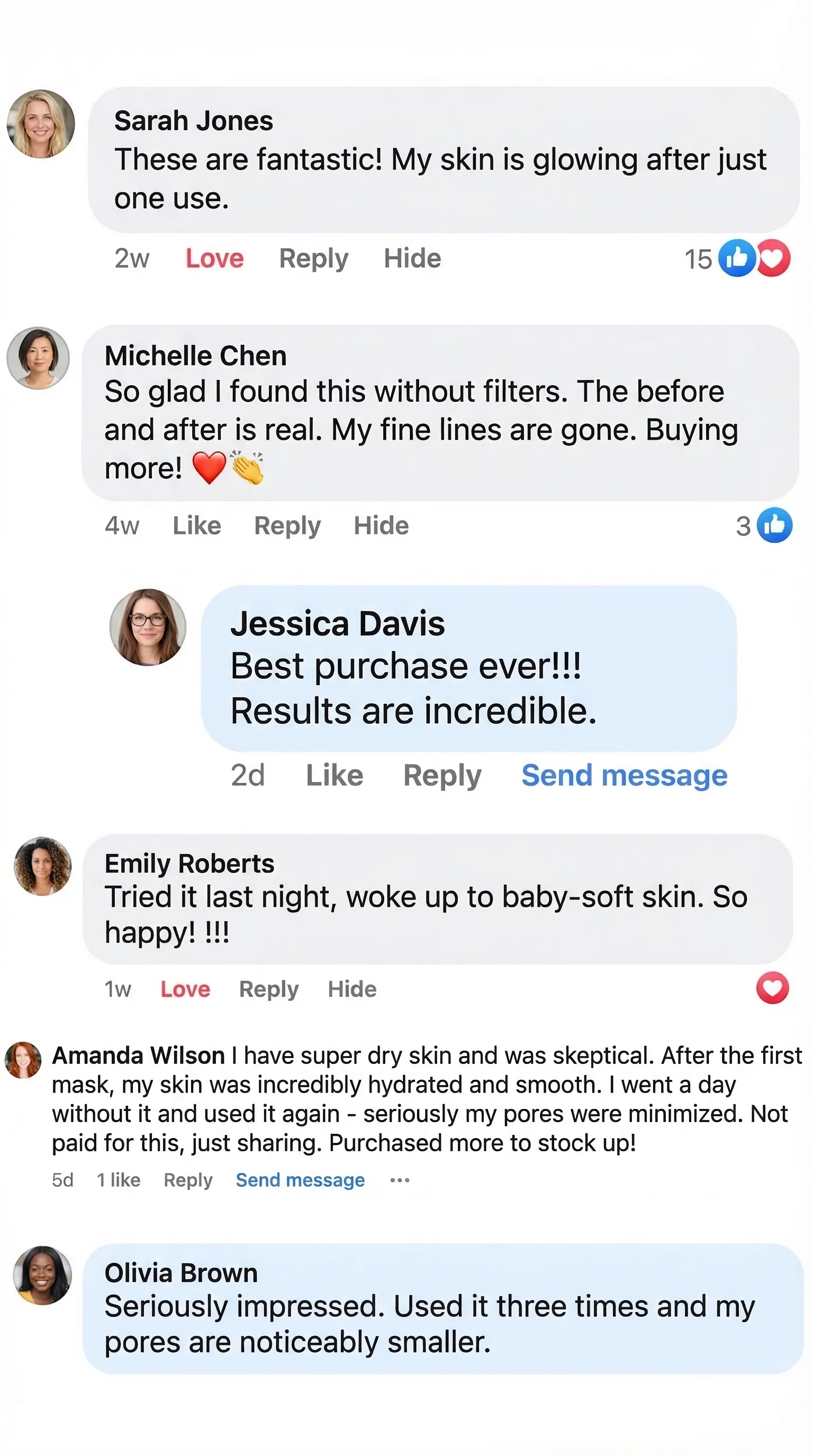 Customer comments