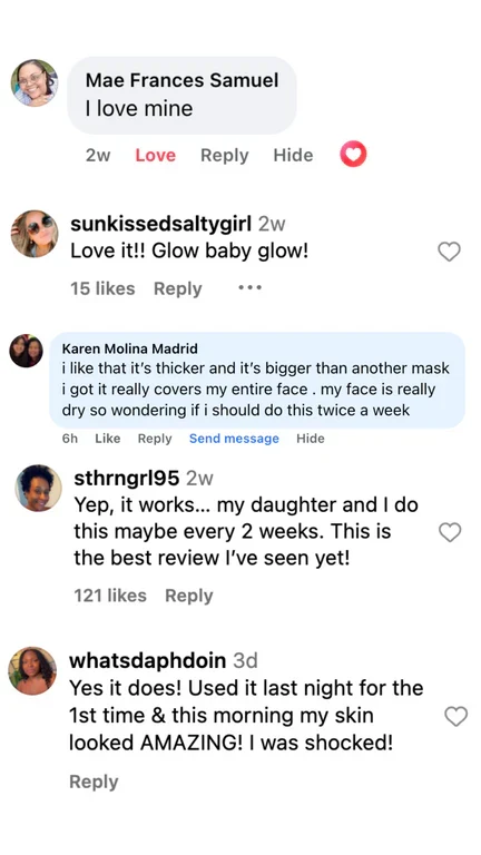 Social media comments